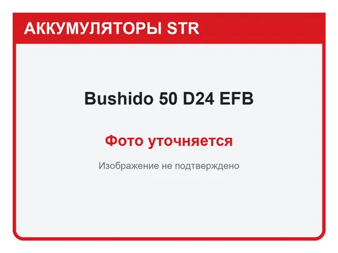 Bushido 50 А·ч — фото уточняется