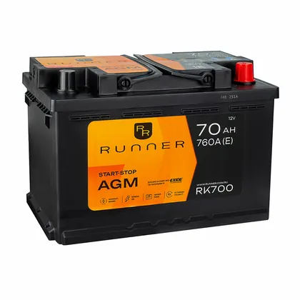 Аккумулятор RUNNER 70 AGM
